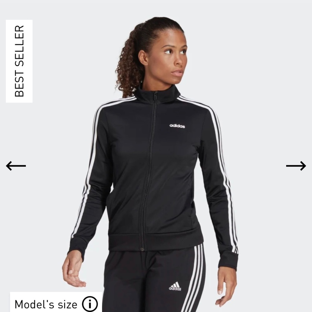 ADIDAS ESSENTIALS TRICOT TRACK JACKET